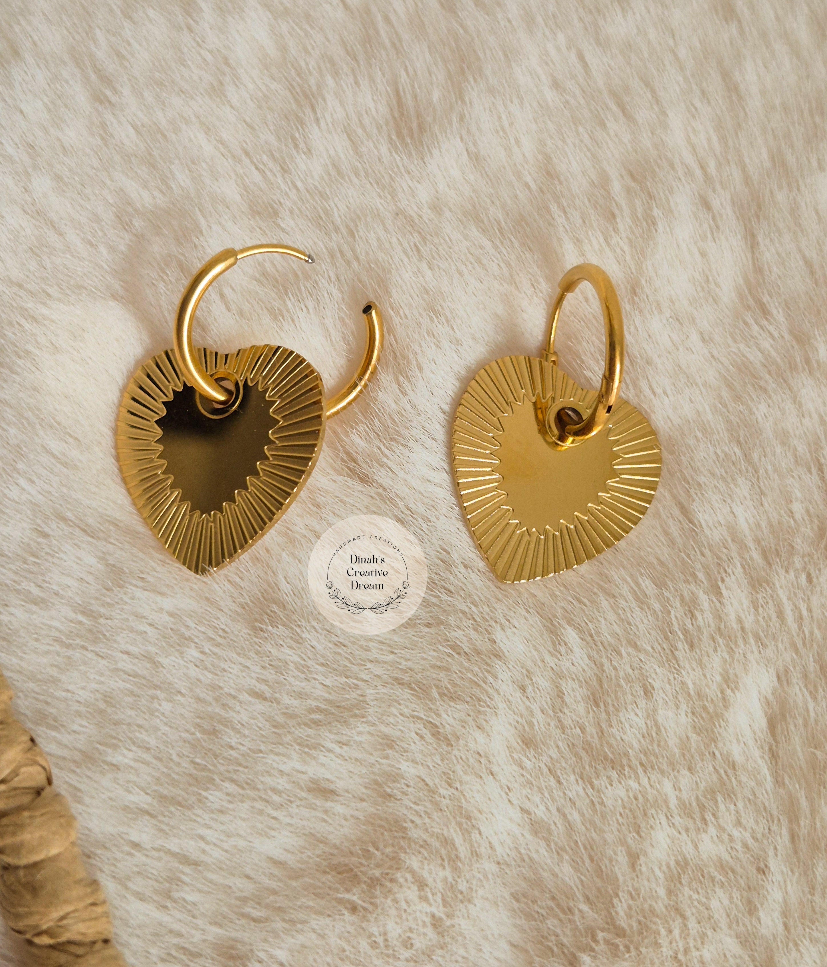 Boucles d'oreilles coeur