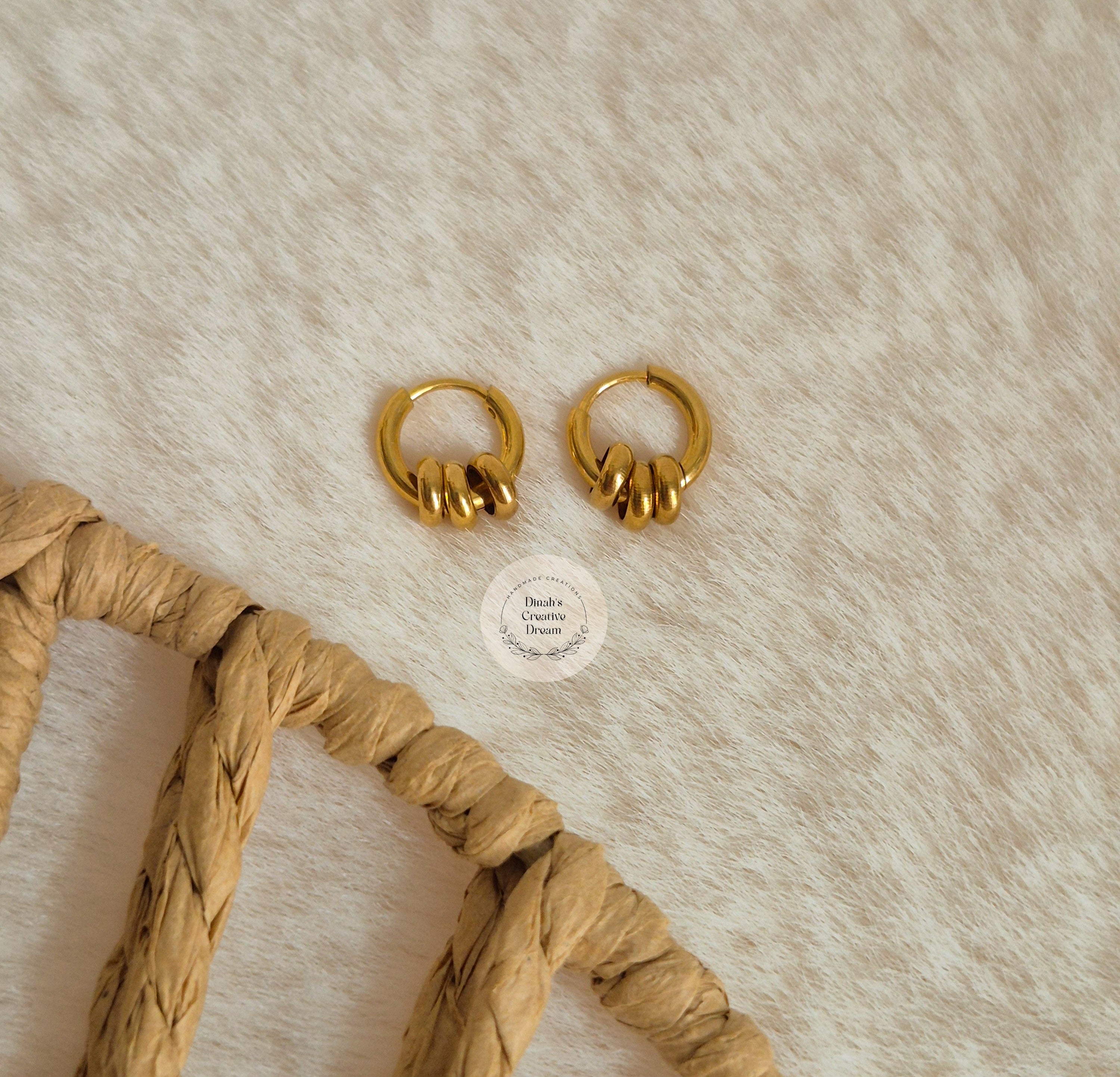 Boucles d'oreilles ronds