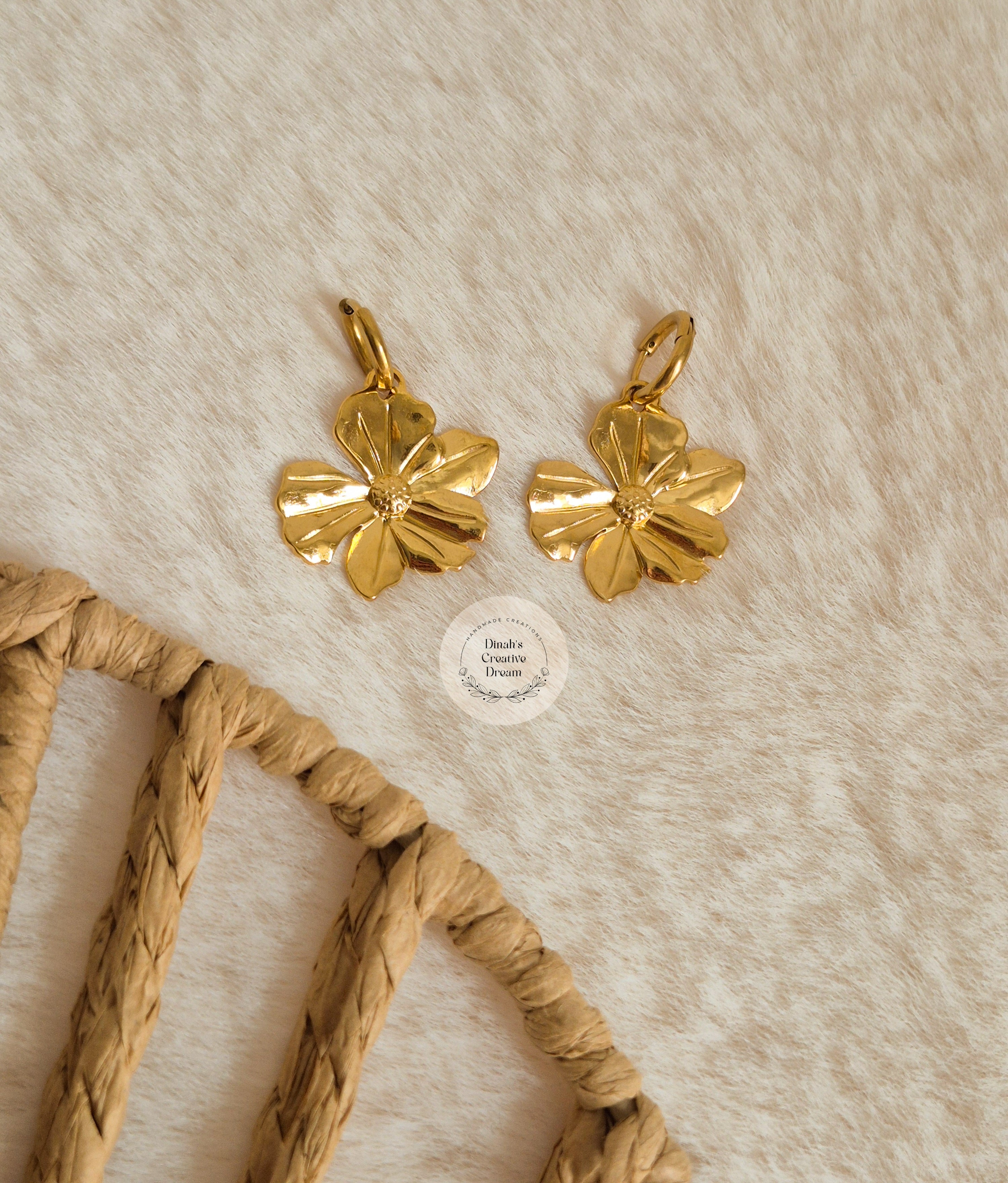 Boucles d'oreilles fleur