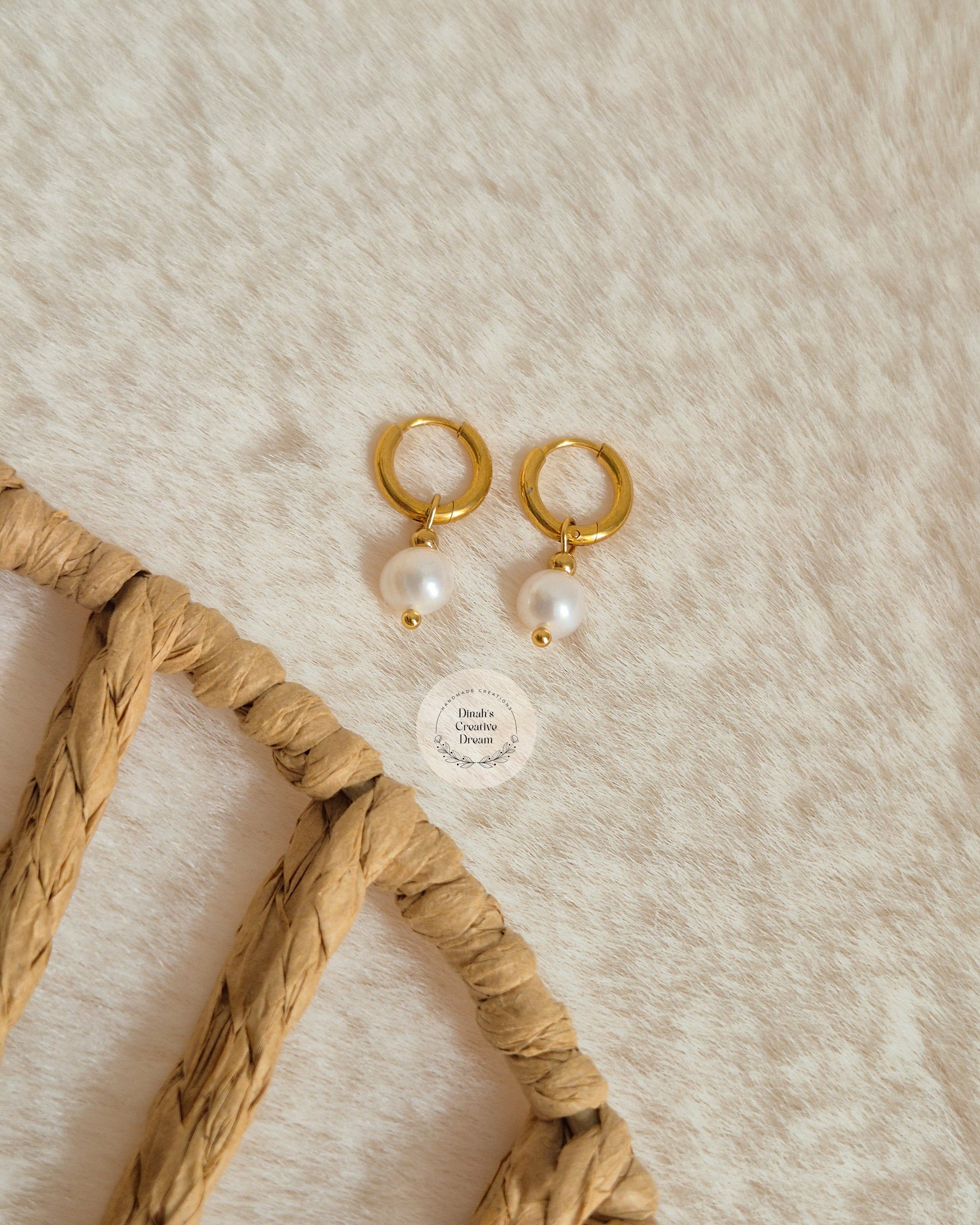 Boucles d'oreilles perle