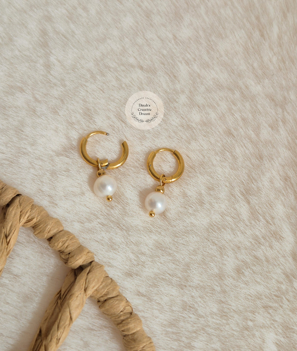 Boucles d'oreilles perle