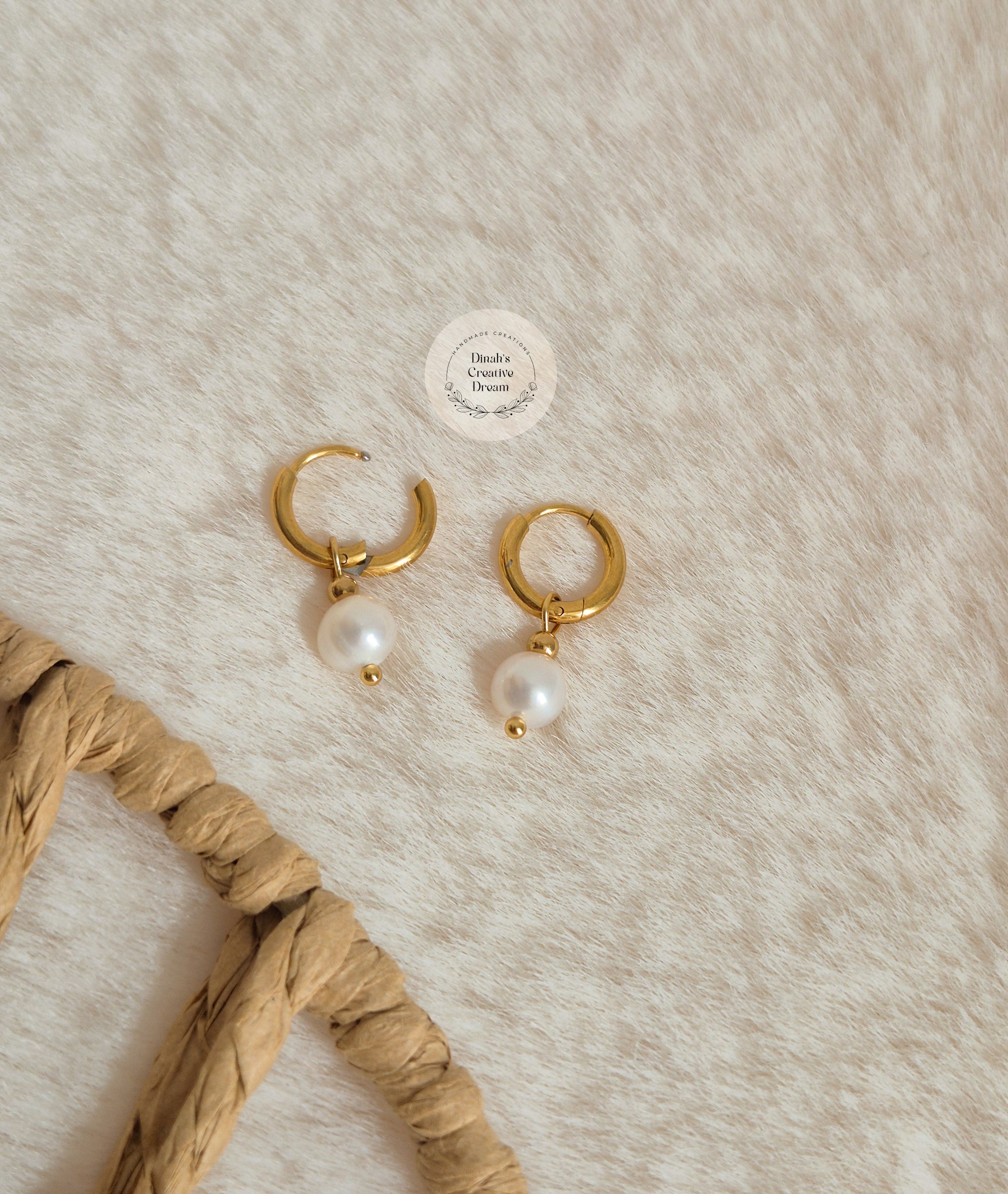 Boucles d'oreilles perle