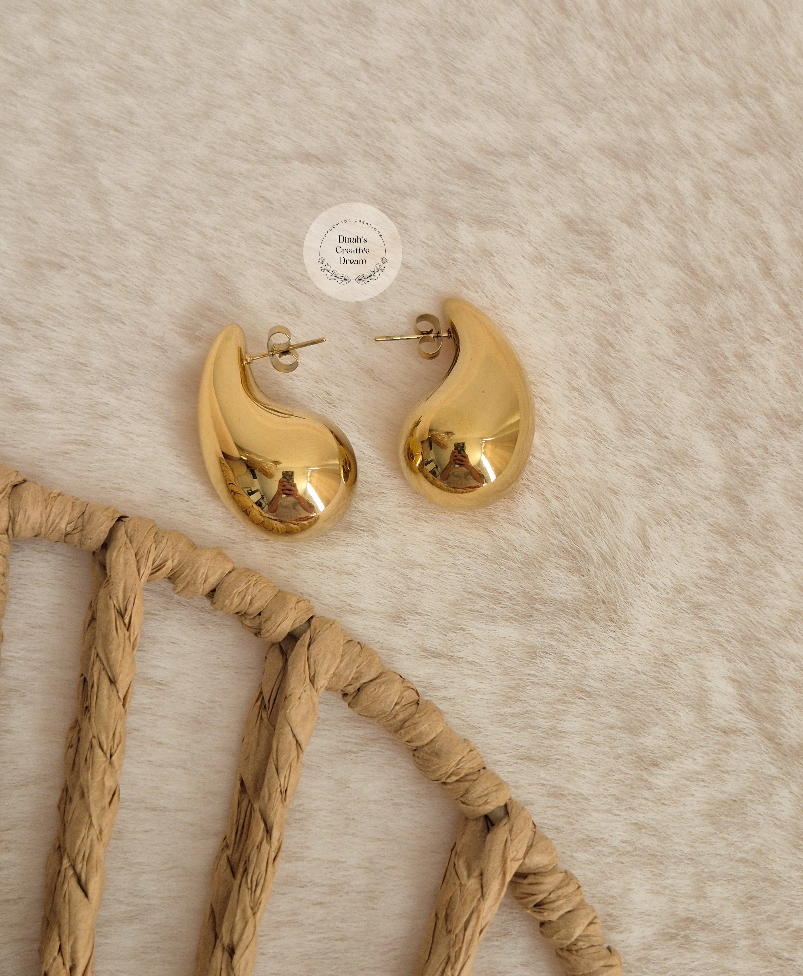 Boucles d'oreilles goutte
